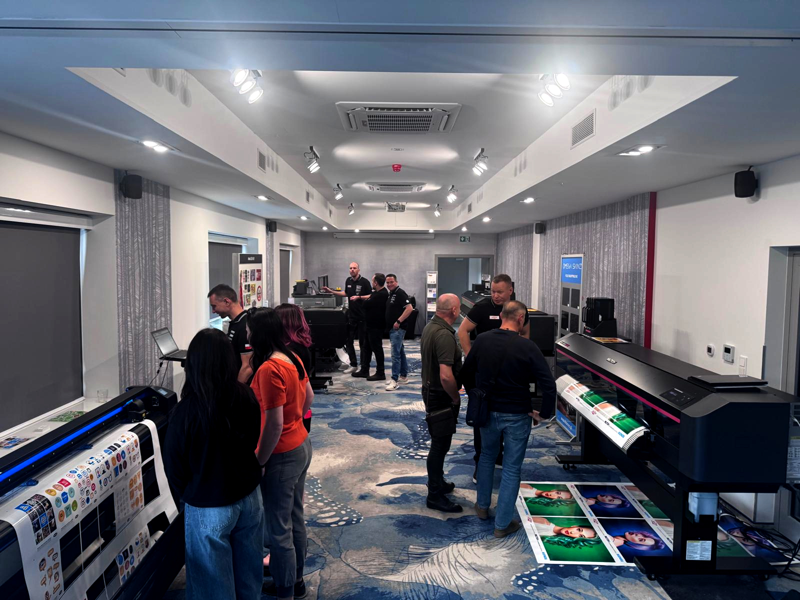 RoadShow Atrium - demonstracja technologii druku