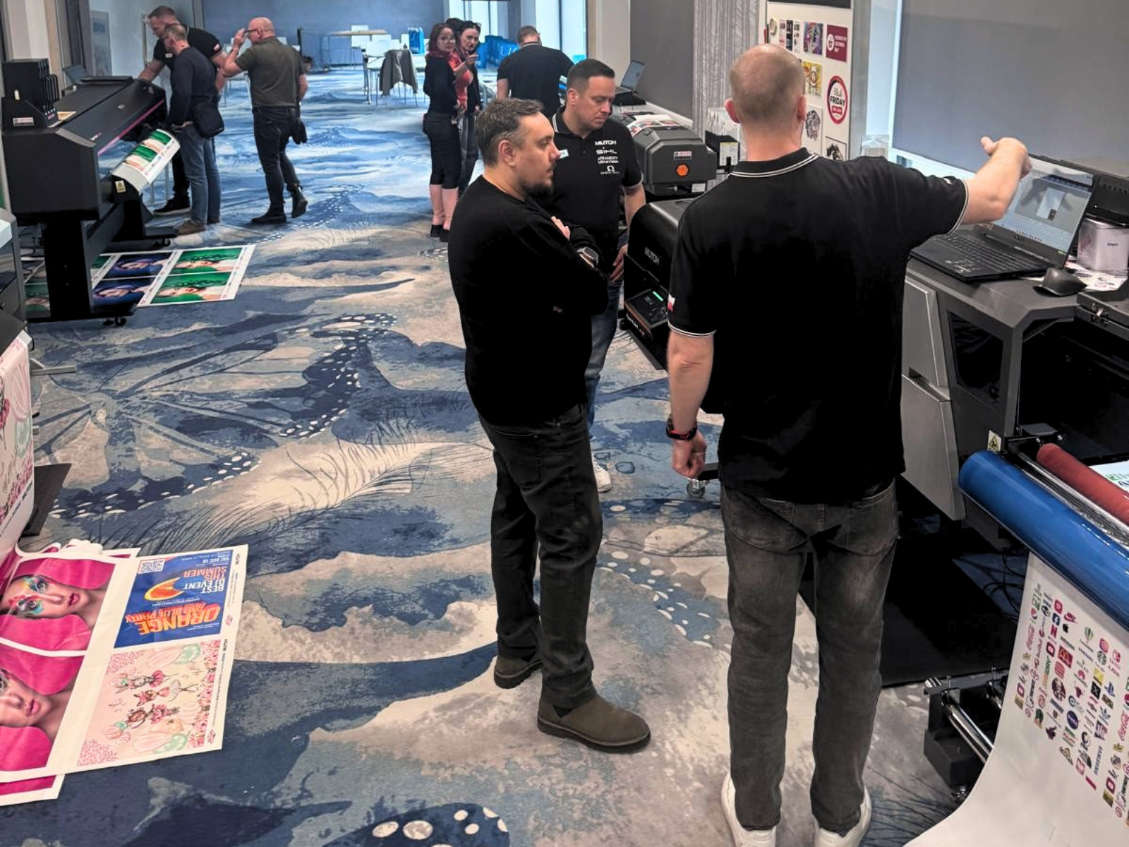 Pokaz technologii druku podczas RoadShow Atrium